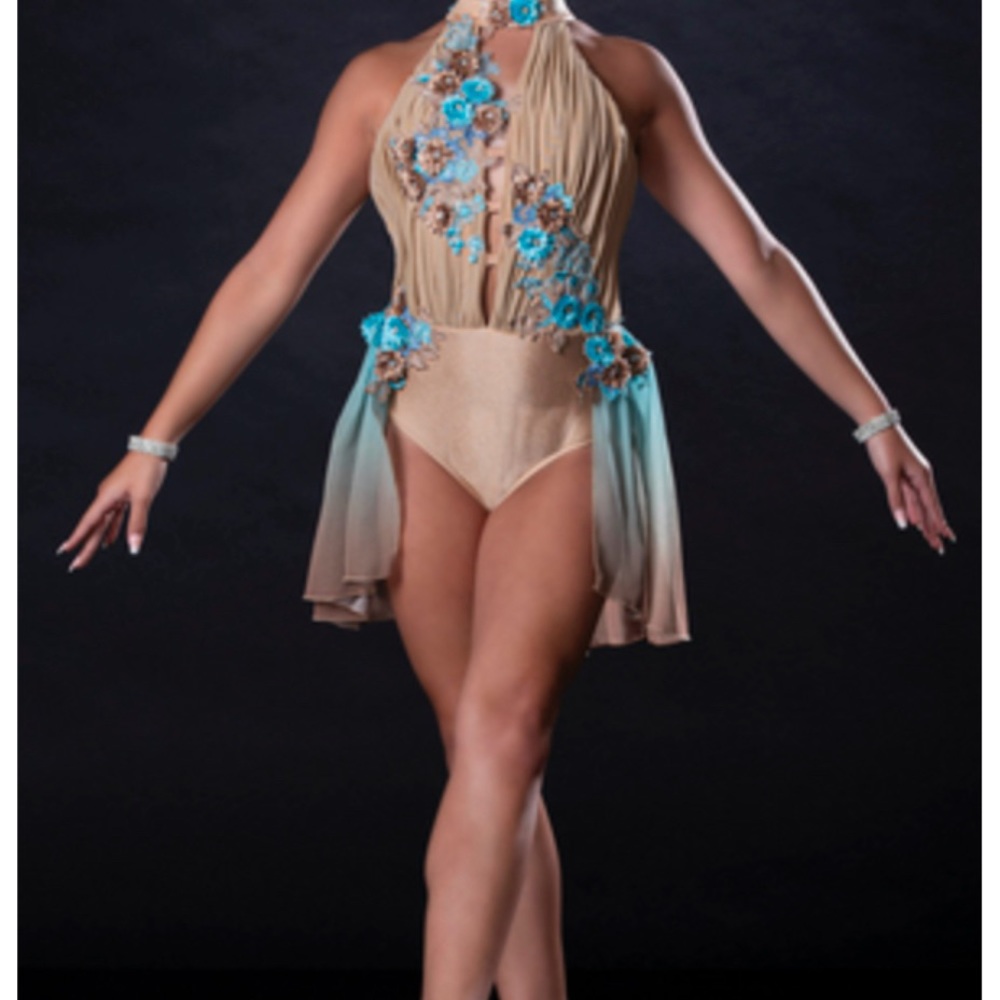 Glamour lyrical dance costume, excellent condition! MC
